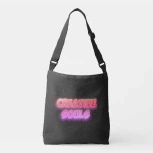 Kreativa själar - Färgblandad crossbody-väska Axelväska