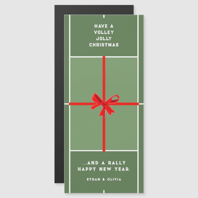 Kreativa tennis julkort (Fram/baksida)