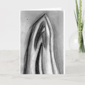 Kreativet är ett sätt att erbjuda din bönehjälp. kort