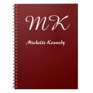 Kreativet Browish Red Modern Professionell Anteckningsbok