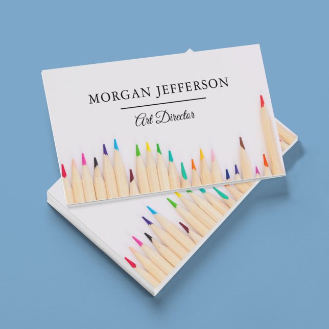 Kreativet chic Artist Modern Art Director Gallery Visitkort (Skapare uppladdad)