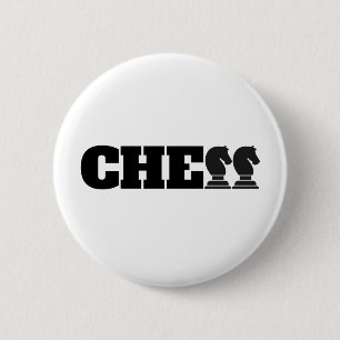 Kreativet Clever-spel för Chess Ord Black Knight Knapp
