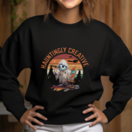 Kreativet Cute Halloween Artist Painter Palette T Shirt