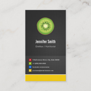 Kreativet Dietitist/Nutritionist Diet Innovativ Visitkort
