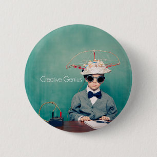 Kreativet Genius-design Knapp