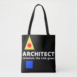 Kreativet Mazipoodles Architect Tygkasse