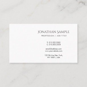 Kreativet Minimalistisk design Modern Trendig - en Visitkort