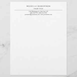 Kreativet Minimalistisk modern Professionell Brevhuvud