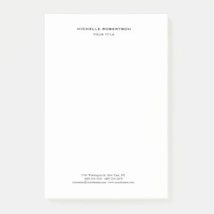 Kreativet Minimalistisk modern Professionell Post-it Block