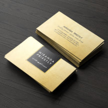 Kreativet Modern Chic Black och Faux Gold Foil Lux