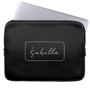Kreativet Modern Namn Laptop Fodral