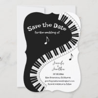 Kreativet Musician Piano Nycklar Spara datum