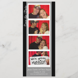 Kreativet Photo Booth Save the Date-Vågrät Imgs Spara Datumet