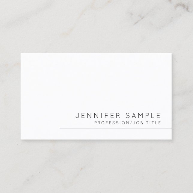 Kreativet professionell Minimal Modern Mall Cute ( Visitkort (Framsida)