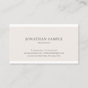 Kreativet professionell - minimalistisk design - n visitkort