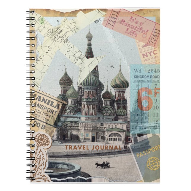 Kreativet Resa Journal Diary Essential Anteckningsbok (Framsidan)