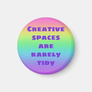 Kreativet Spaces är sällan Tidy Magnet