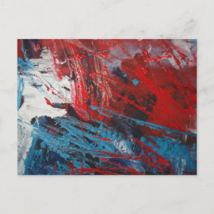 Kreativets Abstrakt Art Decor Vykort