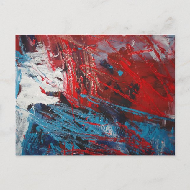 Kreativets Abstrakt Art Decor Vykort (Framsida)