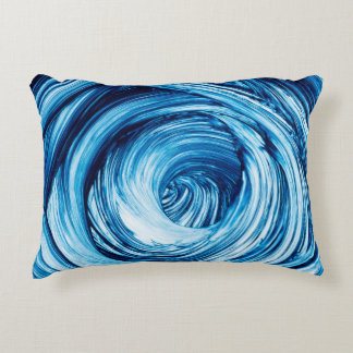 Kreativets abstrakt-handmålade närliggande fragmen prydnadskudde