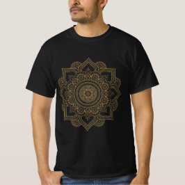 Kreativets dekorativa Guld-design T Shirt