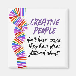 Kreativets gåva. Funny artistcitat Magnet