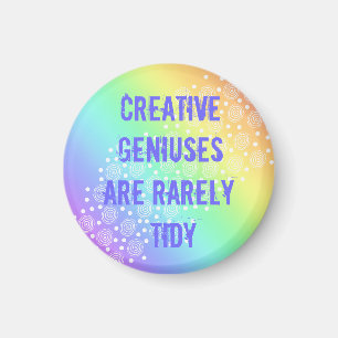 Kreativets gener är sällan tidy Rainbow Magnet