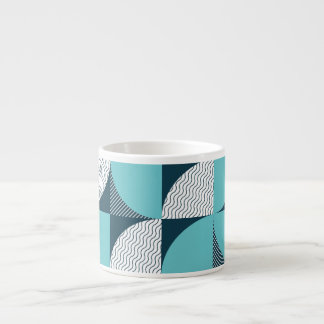 Kreativets geometriska form mönster espressomugg