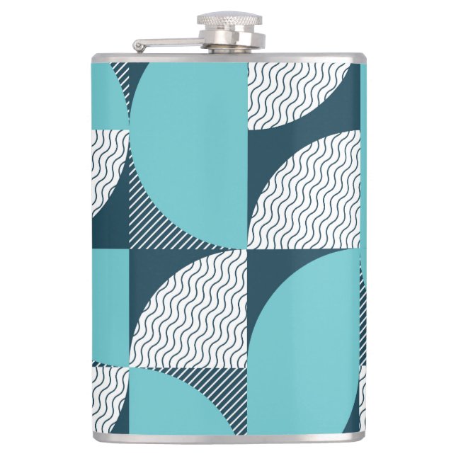 Kreativets geometriska form mönster fickplunta (Framsidan)