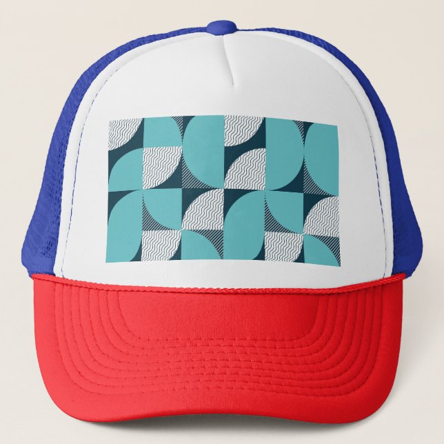 Kreativets geometriska form mönster keps (Framsida)