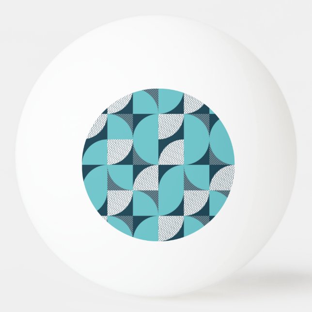 Kreativets geometriska form mönster pingisboll (Framsidan)