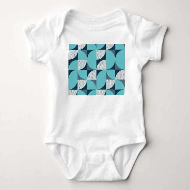 Kreativets geometriska form mönster t shirt (Framsida)