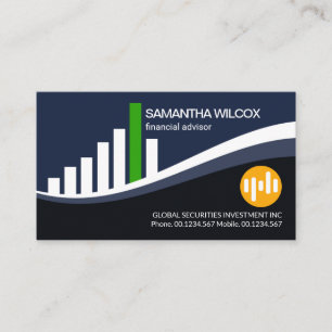 Kreativets indexvåg Graph Financial Advisor Visitkort