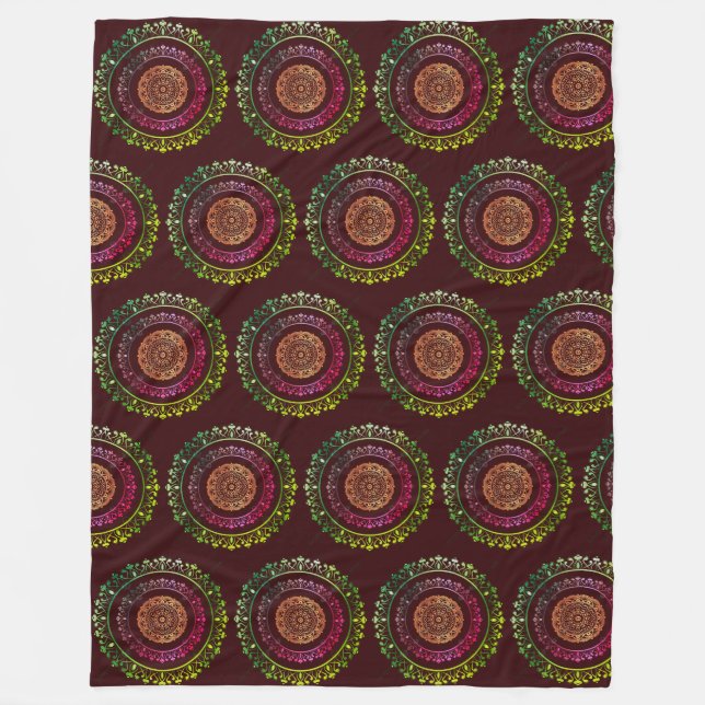 kreativets konstdesign fleecefilt (Framsidan)