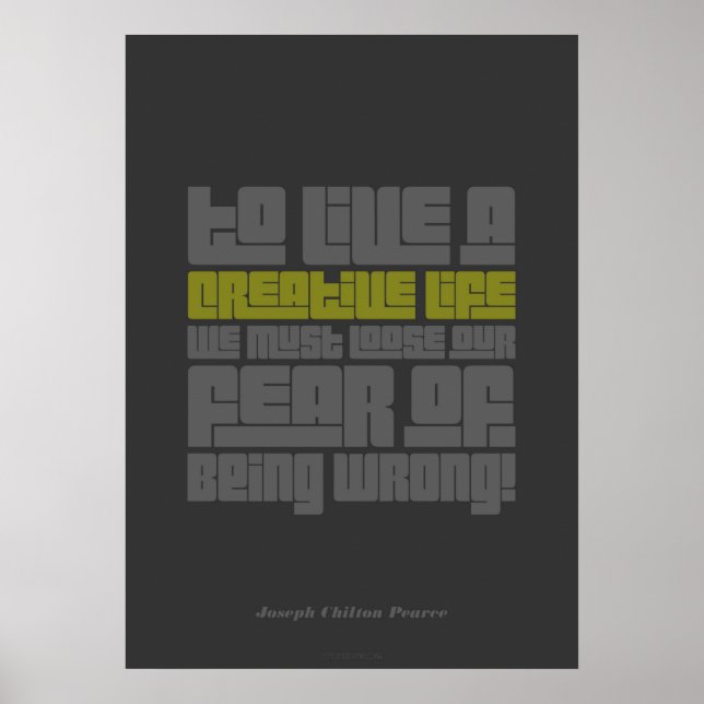 Kreativets livslängd Poster (Framsidan)