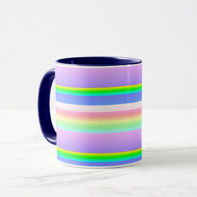 Kreativets ljusstrimma mugg (Framsida vänster)