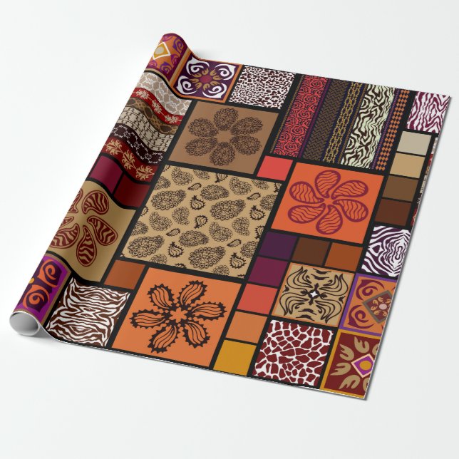 Kreativets megauppsättning sömlöst mönster inspire presentpapper (Utrullad)