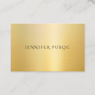 Kreativets Professionell Mall Modern Guld-utseende Visitkort