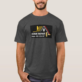 Kreativets rotknapp på Handymannen Svart trä T Shirt
