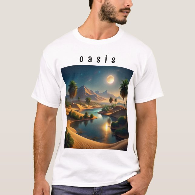 Kreativets t-skjortdesign för oasisvy t shirt (Framsida)