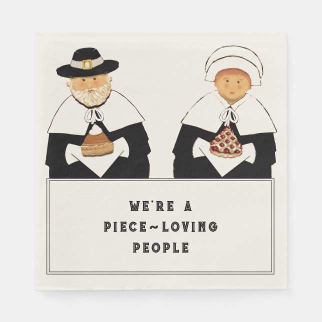 Kreativets Thanksgiving Pappersservett (Framsidan)