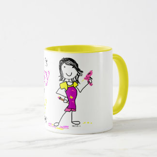 Kreativitet är den smutsiga muggen mugg