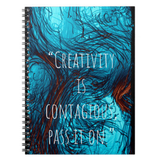 Kreativitet är en smittsam överföring av den till  anteckningsbok