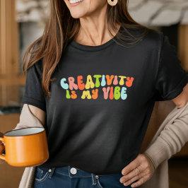 Kreativitet är min syn, Groovy Kreativ Artist T Shirt