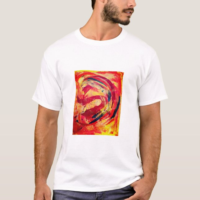 Kreativitet driven av sommarsolens strålar t shirt (Framsida)