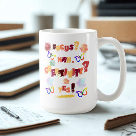 Kreativitet framför kaos kaffemugg