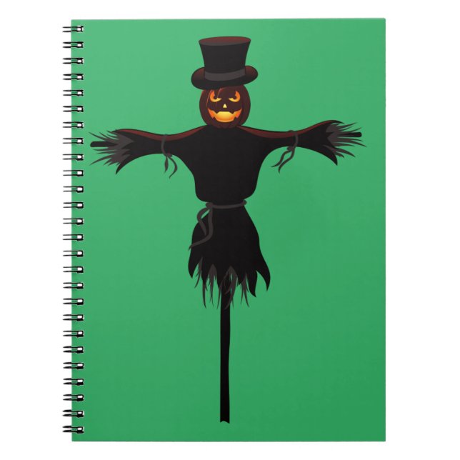 Kreativitet: Halloween Spiral-foto Anteckningsbok (Framsidan)