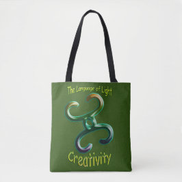 Kreativitet Heart Chakra Symbol Tote Bag Tygkasse