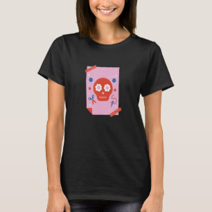 Kreativitet hos Skeleton Arts Crafts Homemade Hand T Shirt