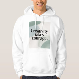 Kreativitet Kräver Mod 2 Hoodie